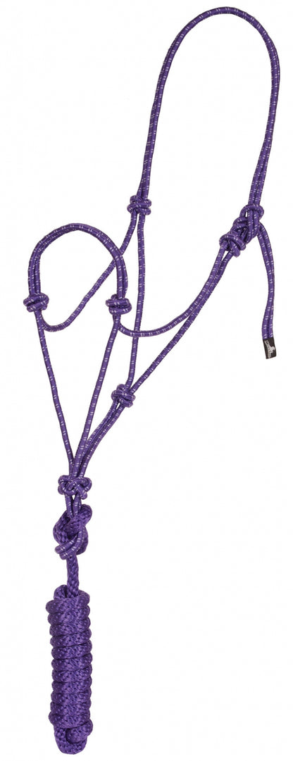 Mustang Economy Mountain Rope Halter and Lead