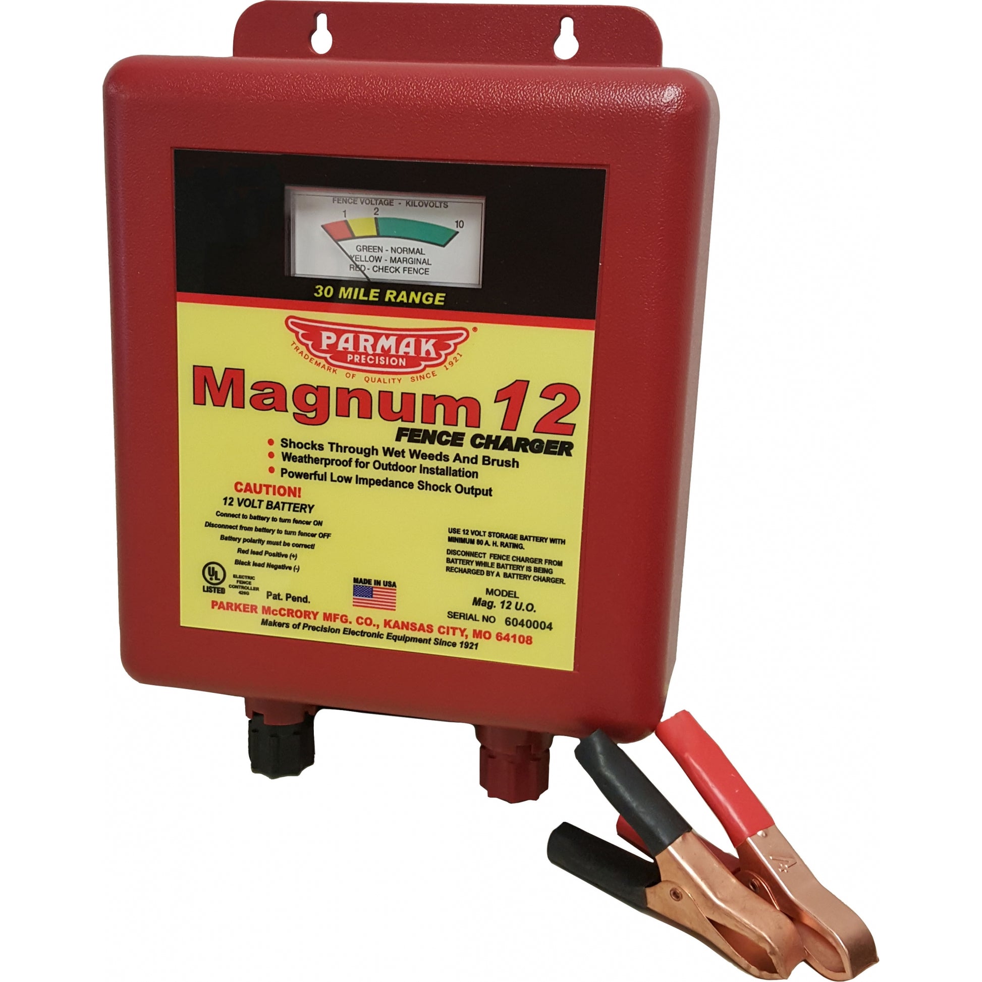 Parmak Magnum Electric Fence Charger - 12 Volt