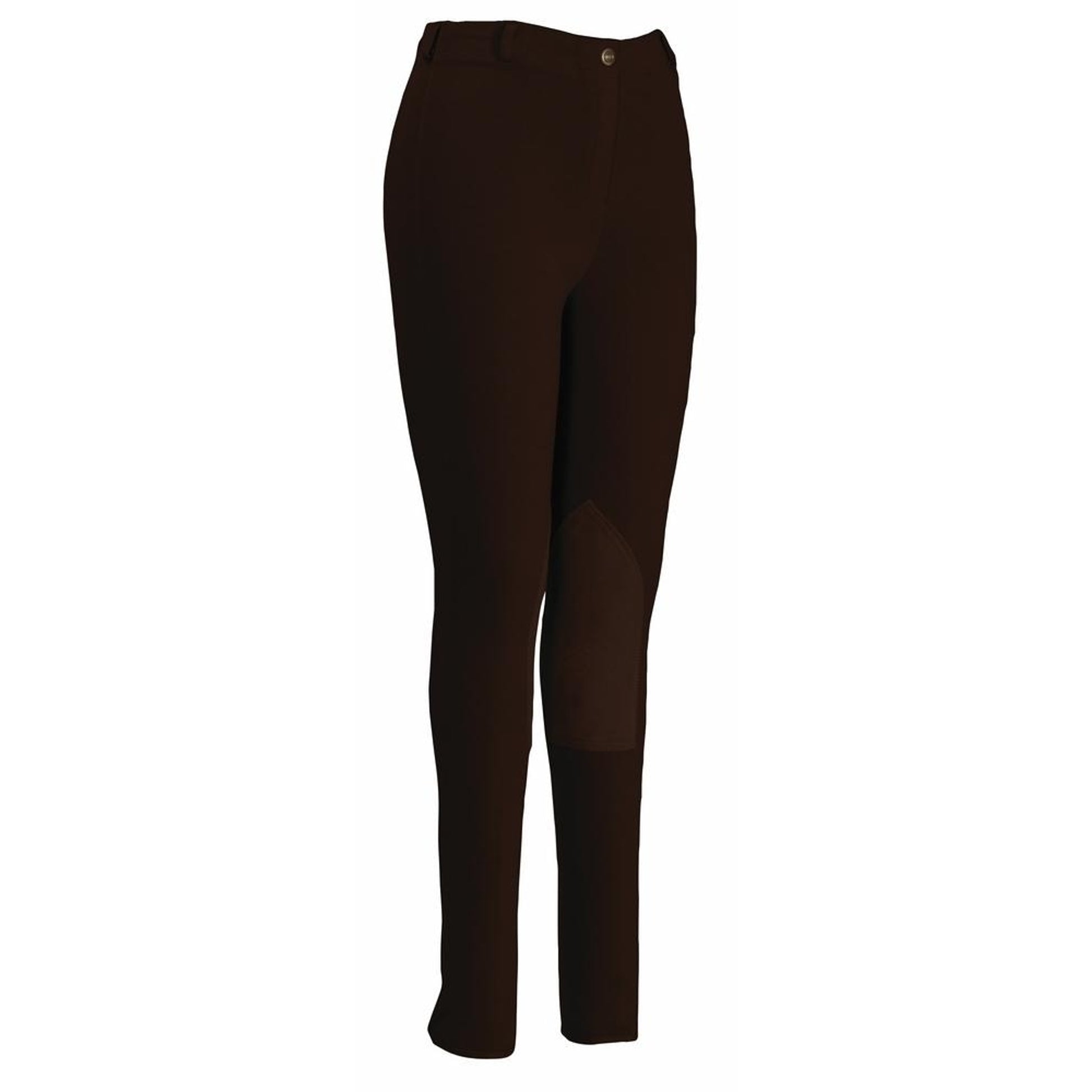 TuffRider Ladies Cotton Pull-On Knee Patch Breeches