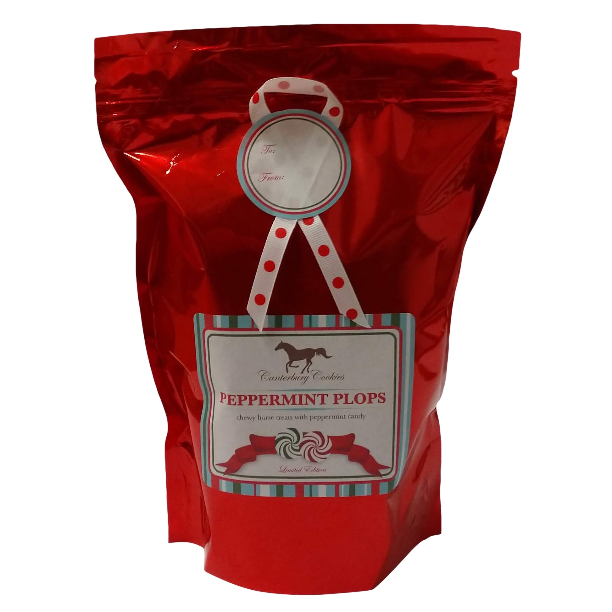 Canterbury Cookies Peppermint Plops Holiday Horse Treat Bag - 15pc