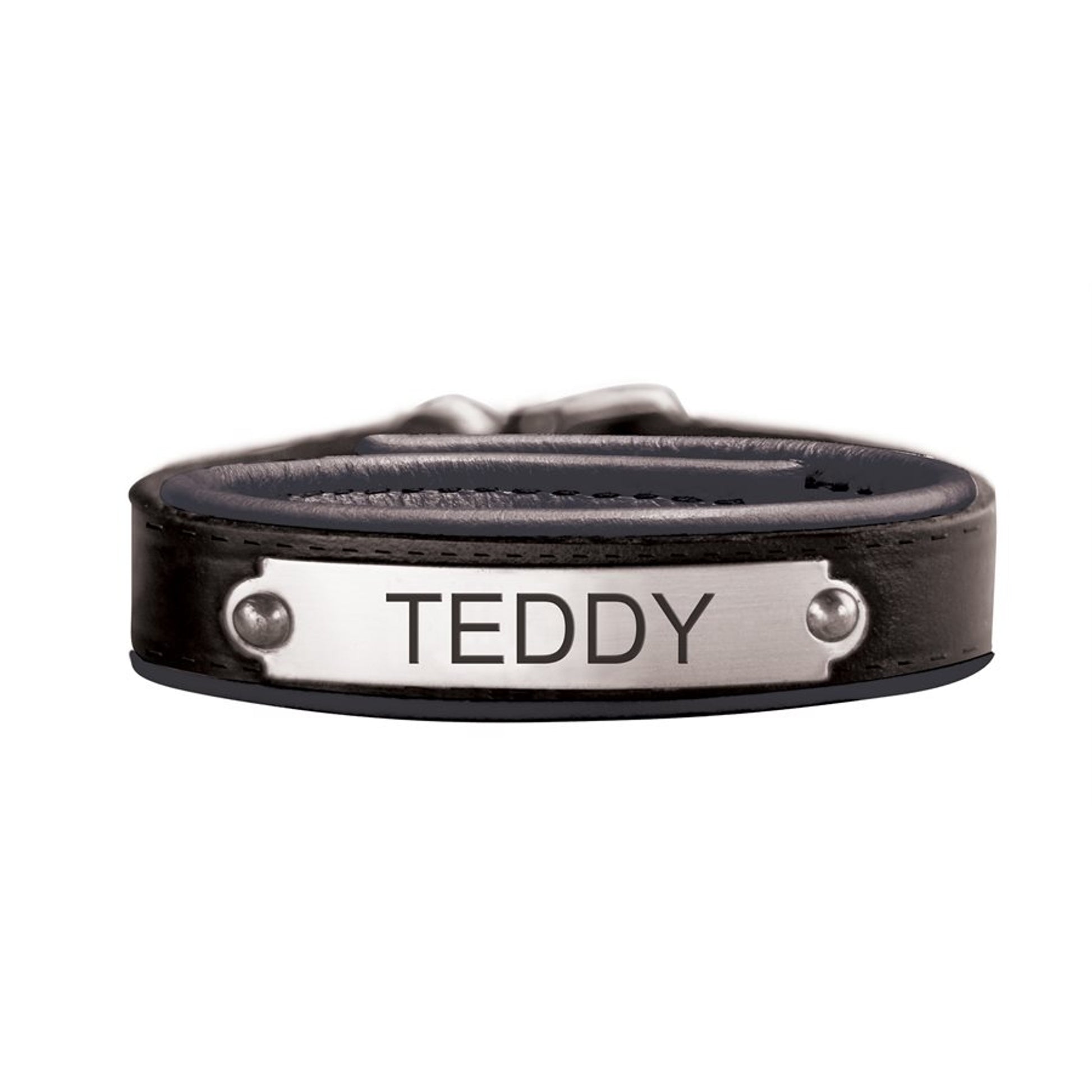 Perri's Personalized Padded Leather Bracelet