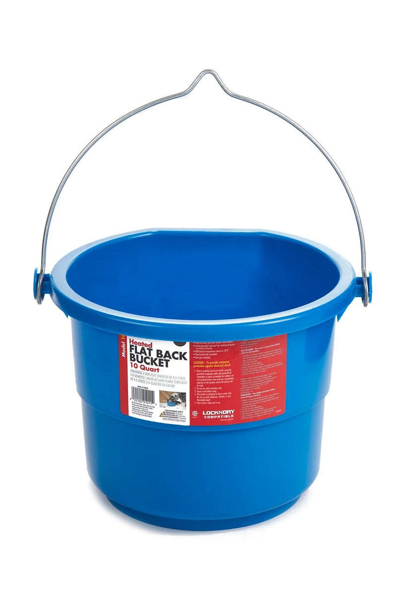 API Heated Flat Back Bucket