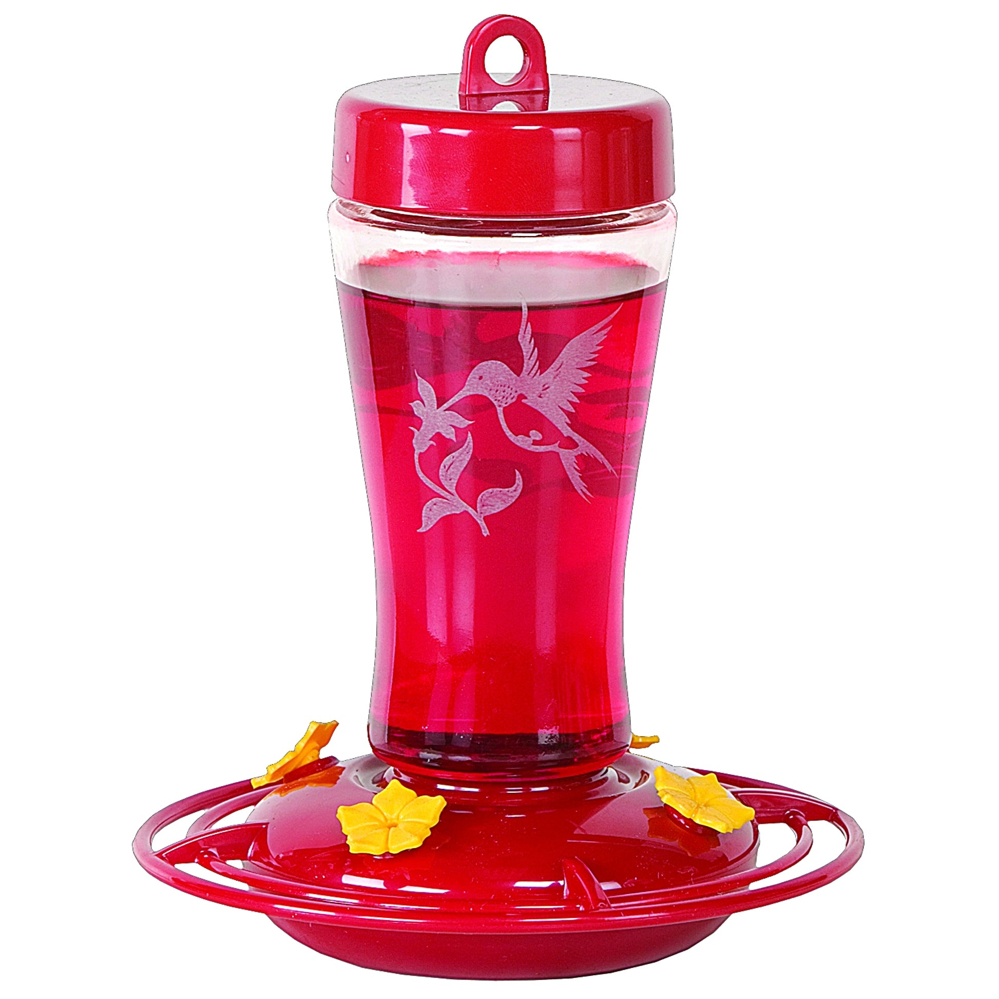 Glass Hummingbird Feeder