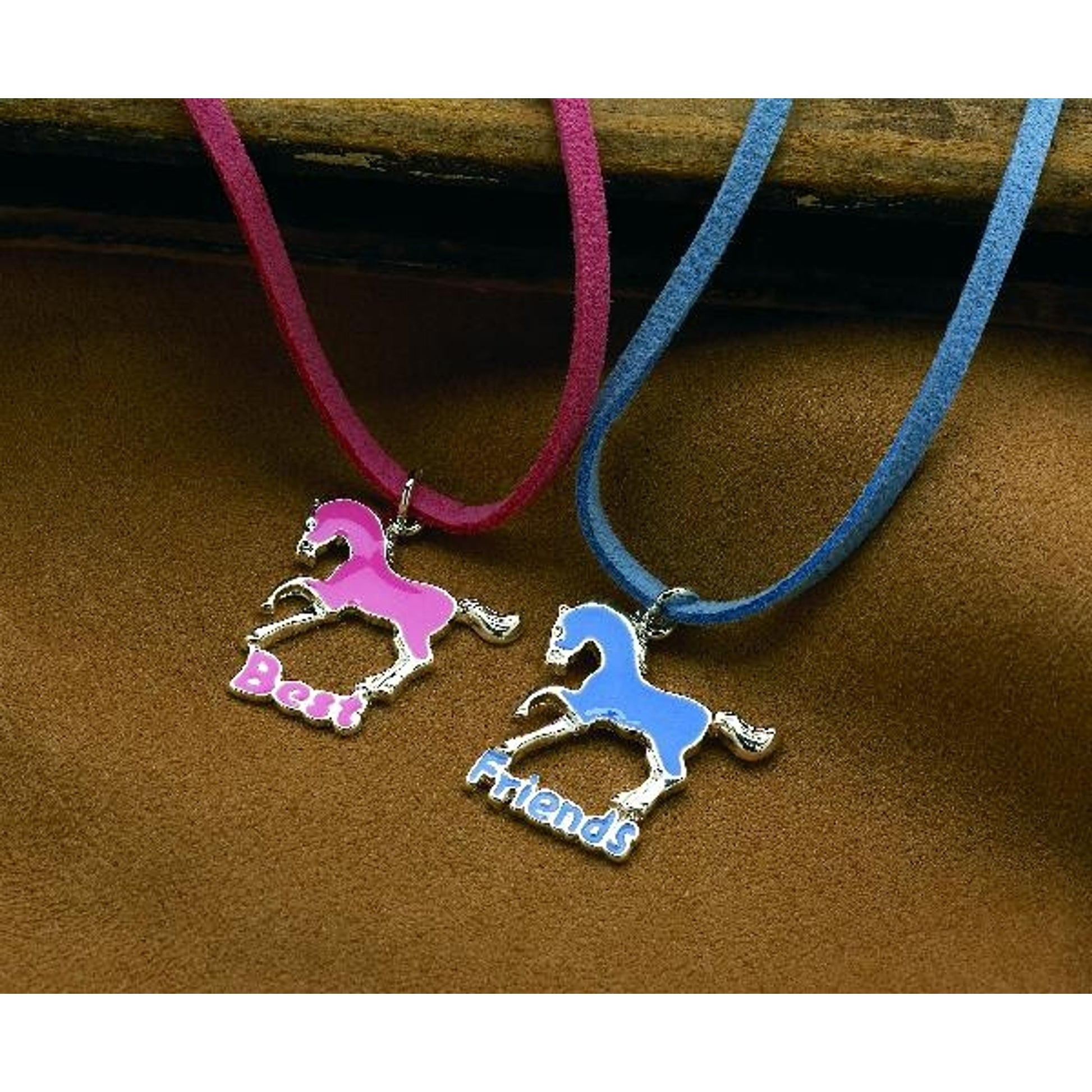Best Friends Horses Double Necklaces Set