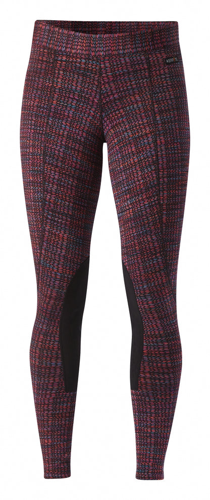 Kerrits Ladies Flow Rise Knee Patch Performance Tights