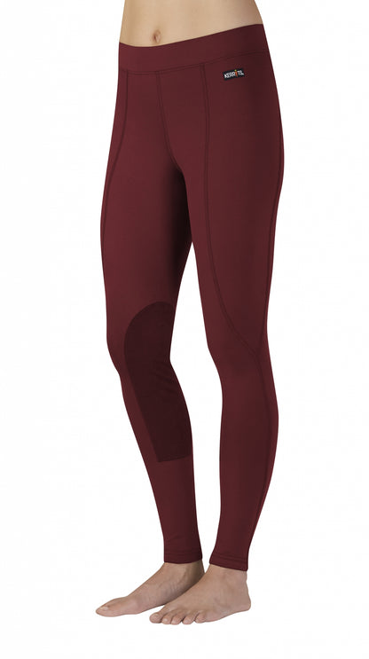 Kerrits Ladies Flow Rise Knee Patch Performance Tights