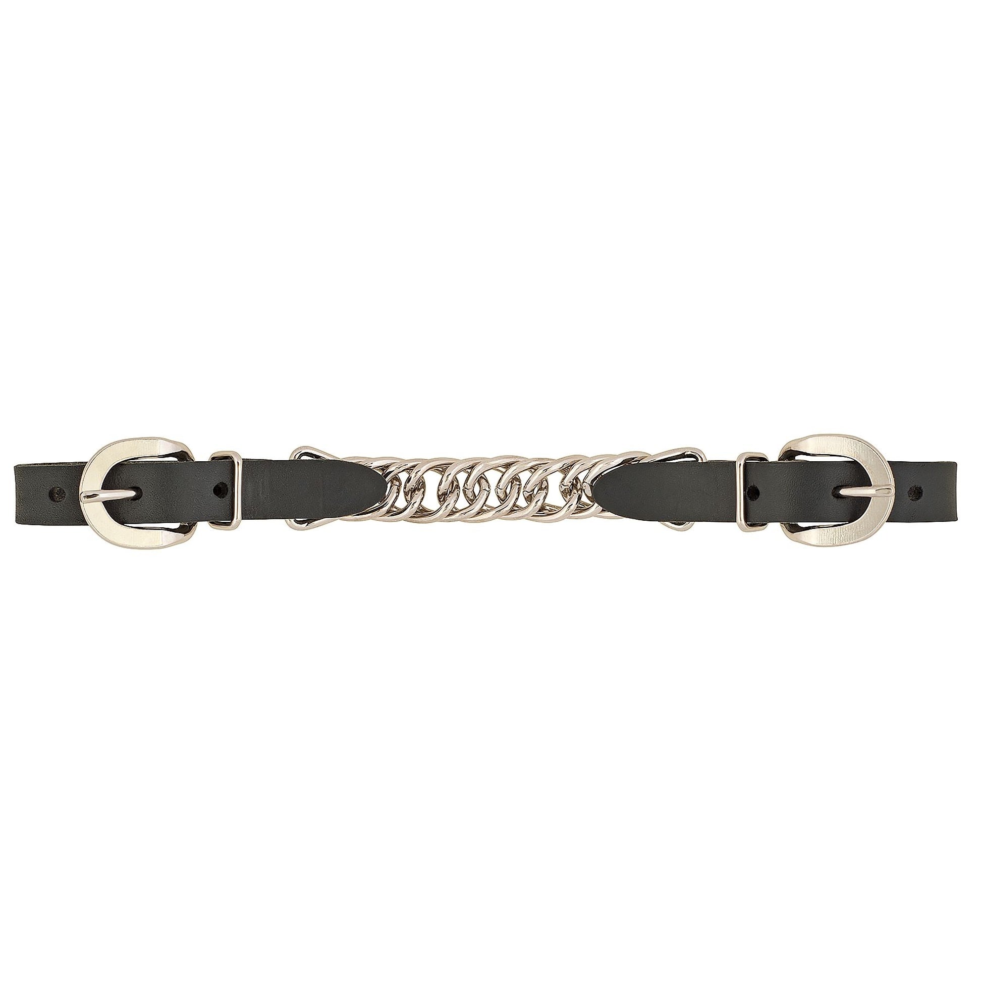 Weaver Single Flat Link Chain Curb Strap - Natural