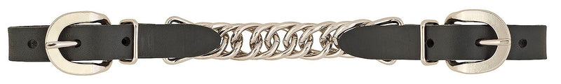Weaver Single Flat Link Chain Curb Strap - Natural