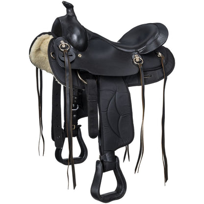 King Series Synthetic Gaited Round Skirt Trail Saddle