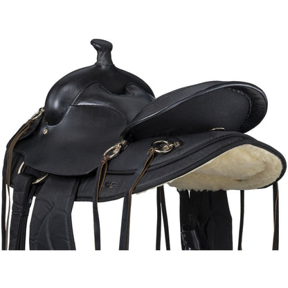 King Series Synthetic Gaited Round Skirt Trail Saddle