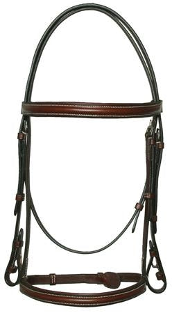 Classic Leather Bridle with Laced Reins