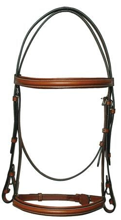 Classic Leather Bridle with Laced Reins