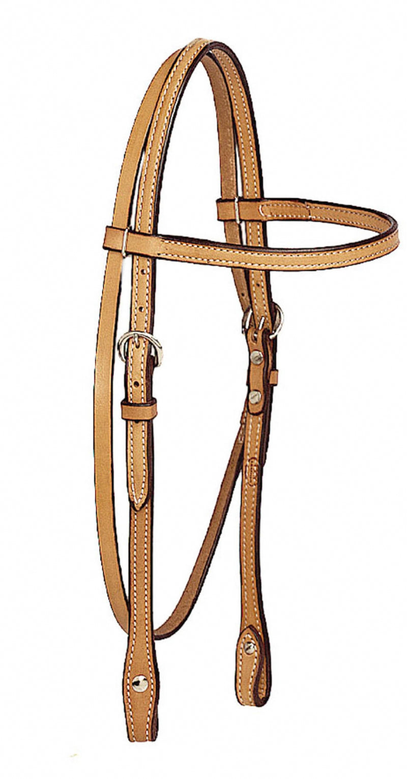 Tory Leather Brow Band Headstall