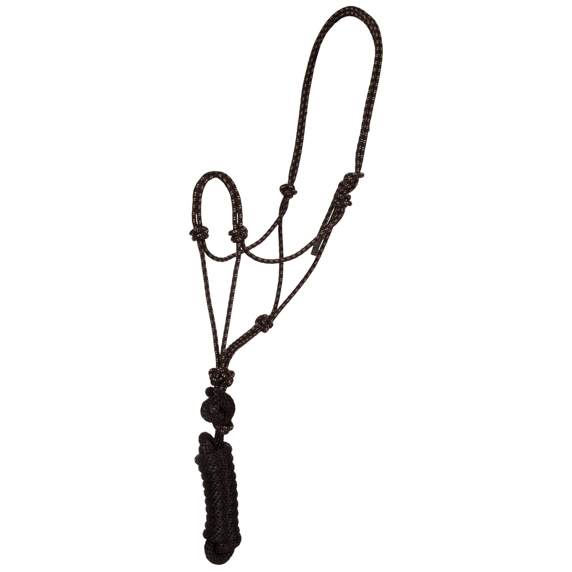 Mustang Economy Mountain Rope Halter and Lead