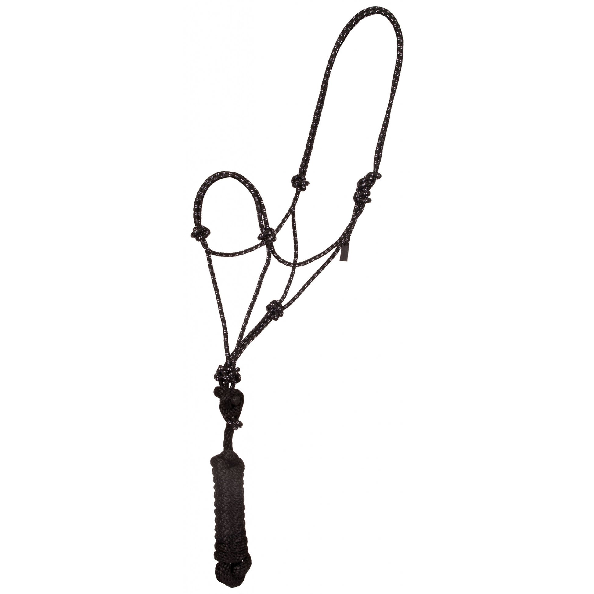 Mustang Economy Mountain Rope Halter and Lead