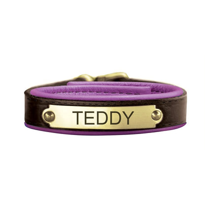 Perri's Personalized Padded Leather Bracelet