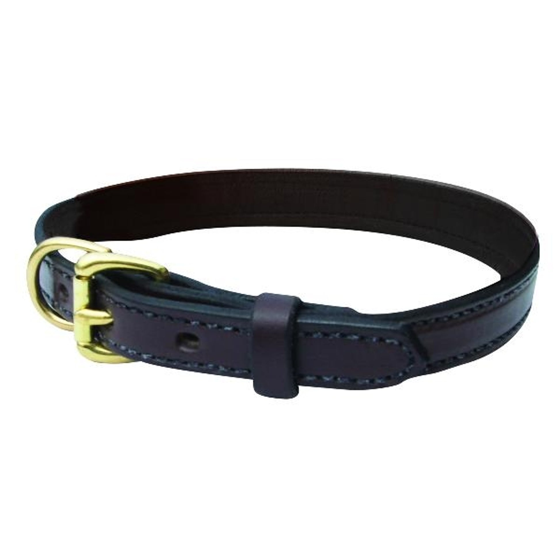 Perri's Flat Leather Dog Collar