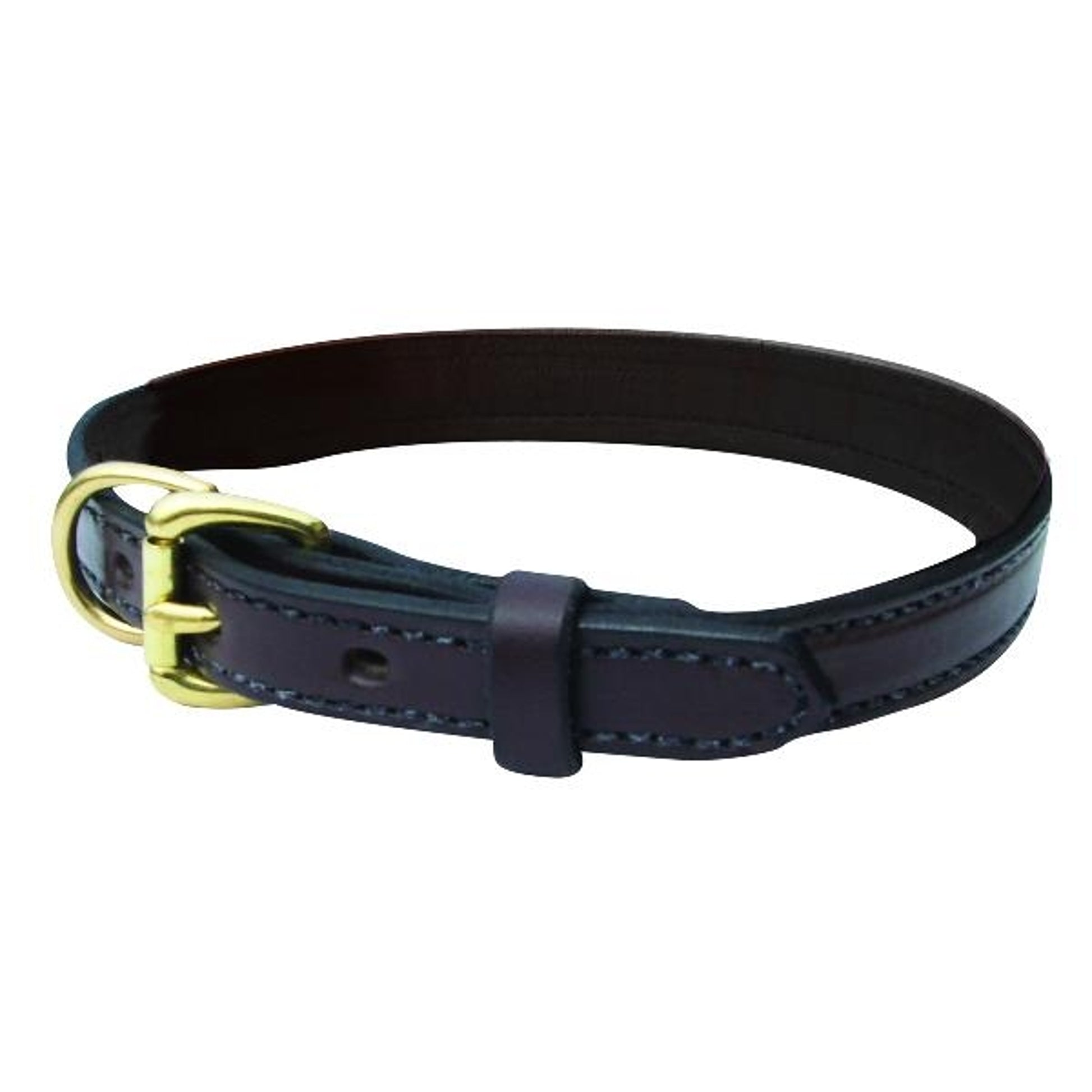 Perri's Flat Leather Dog Collar