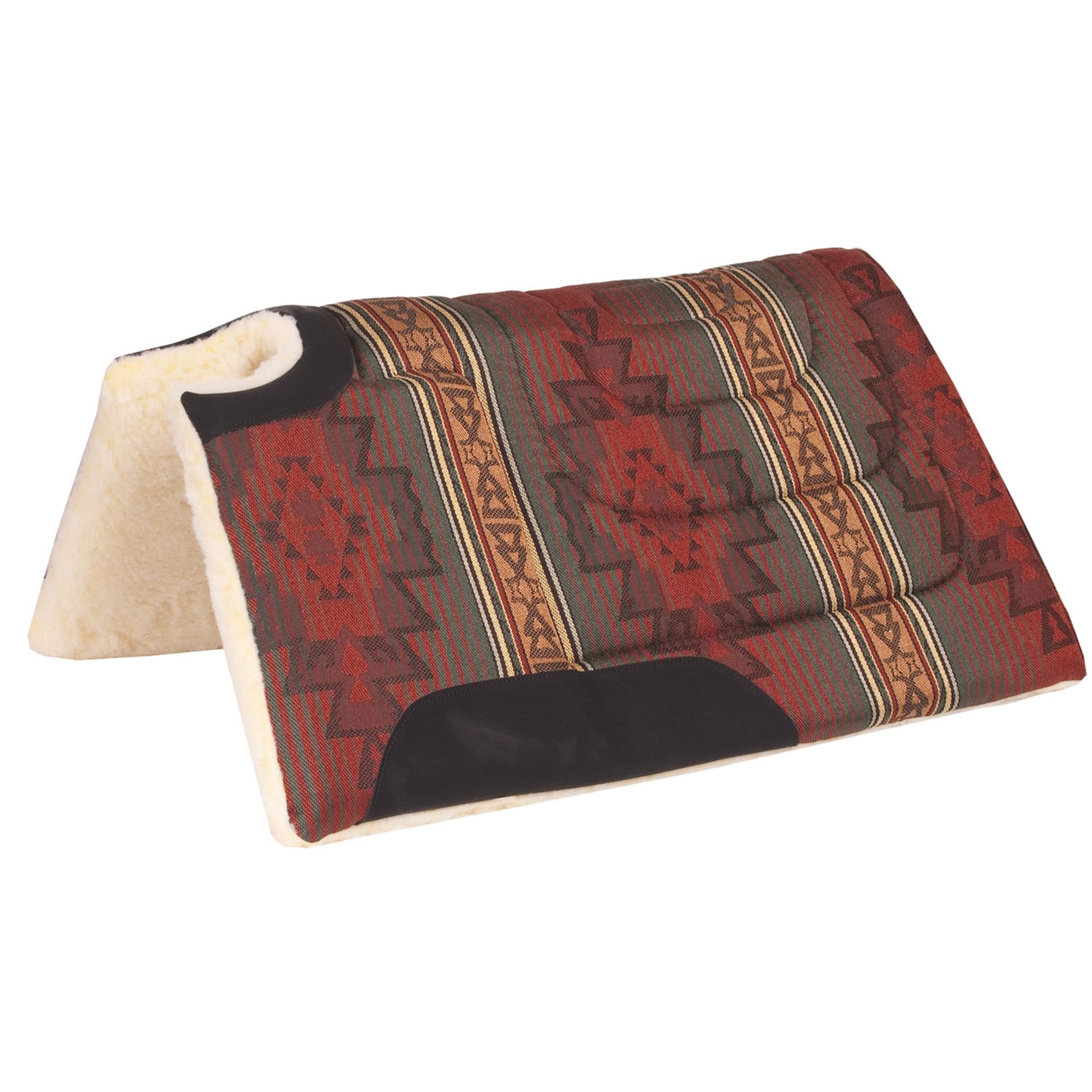 Mustang Sierra Herculon Cut Back and Built Up Pad with Fleece Bottom