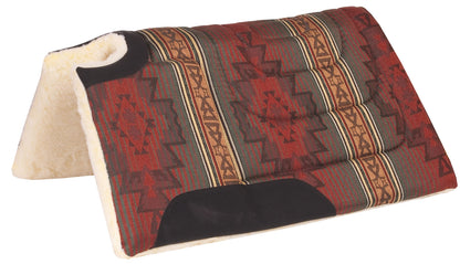 Mustang Sierra Herculon Cut Back and Built Up Pad with Fleece Bottom