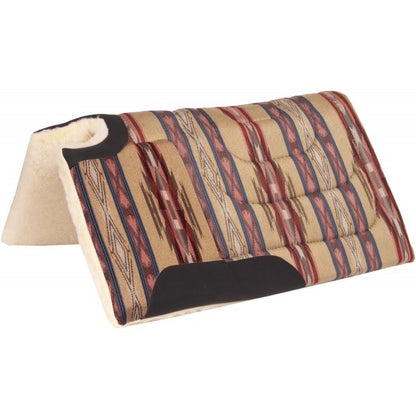 Mustang Sierra Herculon Cut Back and Built Up Pad with Fleece Bottom
