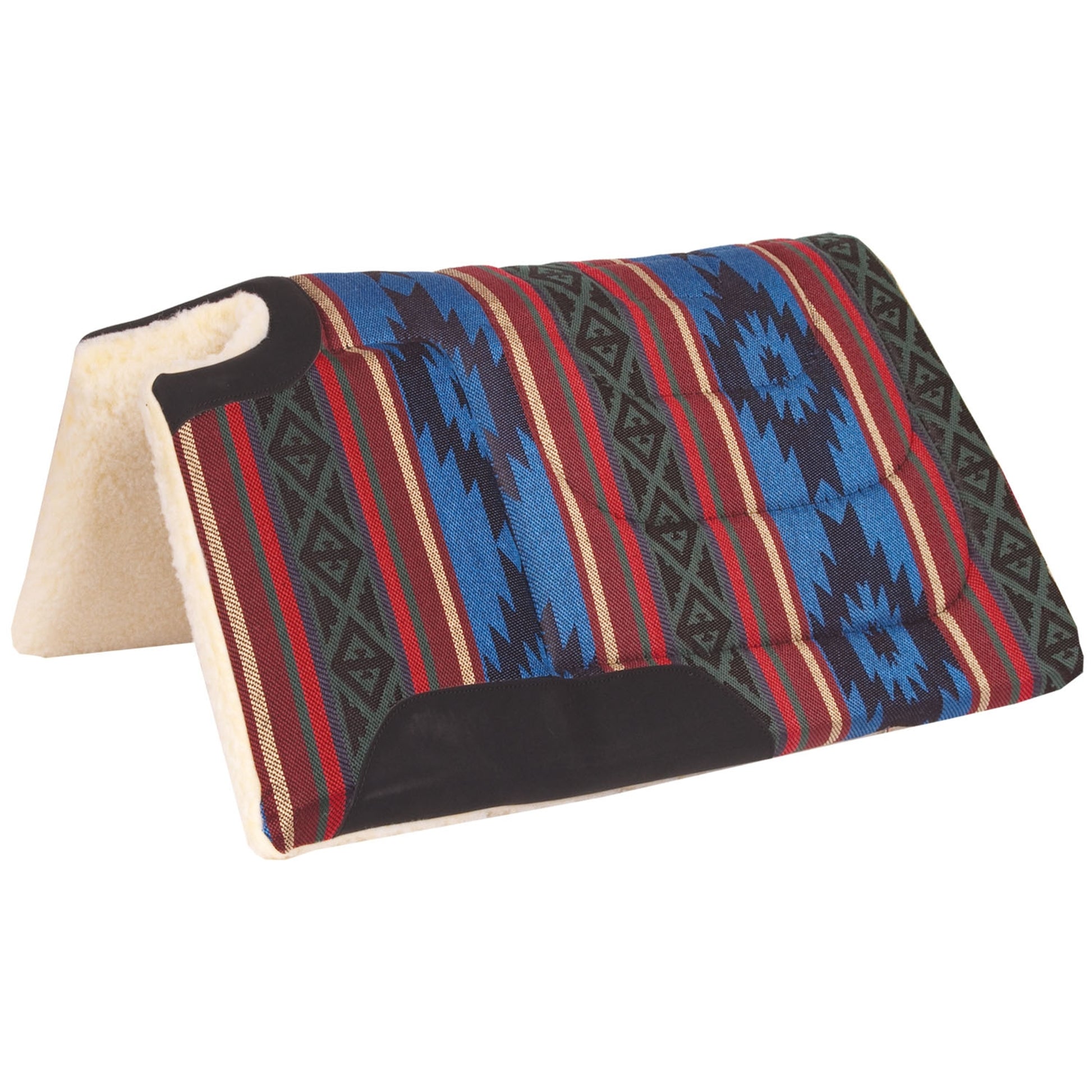 Mustang Sierra Herculon Cut Back and Built Up Pad with Fleece Bottom
