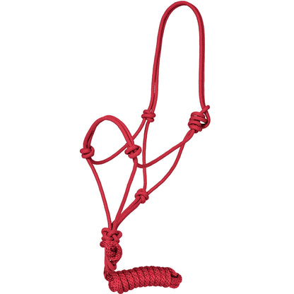 Mustang Traditional Poly Rope Halter with 8' Lead
