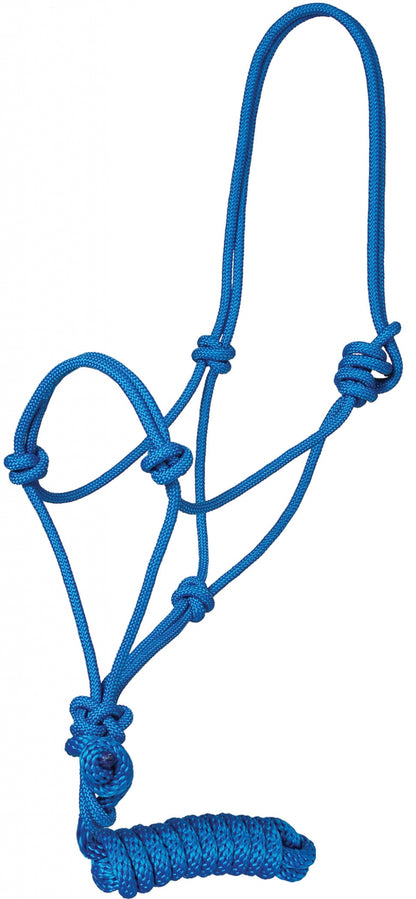 Mustang Traditional Poly Rope Halter with 8' Lead