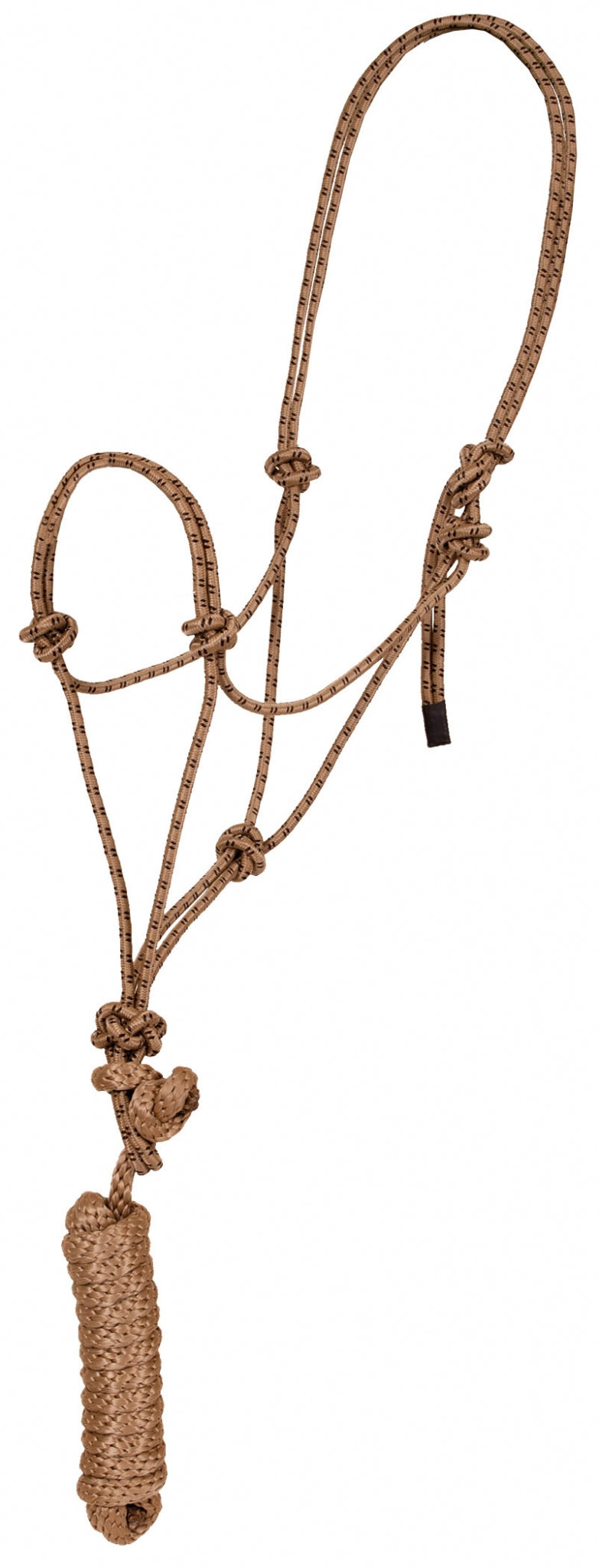 Mustang Economy Mountain Rope Halter and Lead