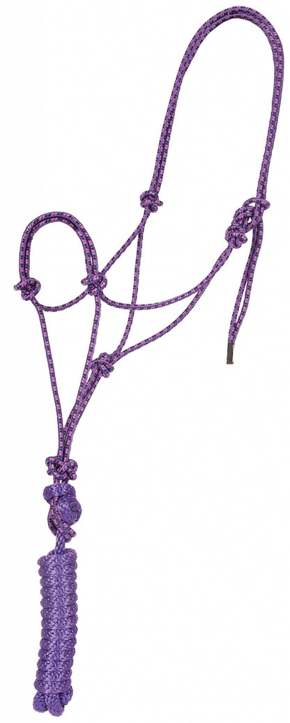 Mustang Economy Mountain Rope Halter and Lead