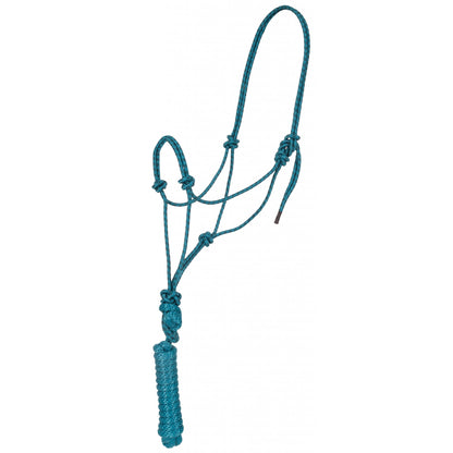Mustang Economy Mountain Rope Halter and Lead