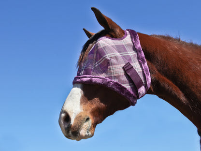 Kensington UV Fly Mask with Fleece Trim - Open Top