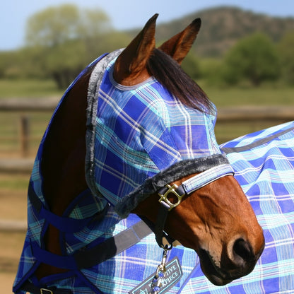 Kensington UV Fly Mask with Fleece Trim - Open Top