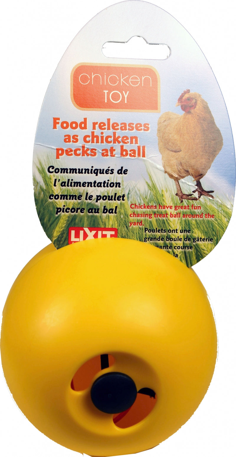 Lixit Chicken Toy - Refillable Treat Ball For Chickens