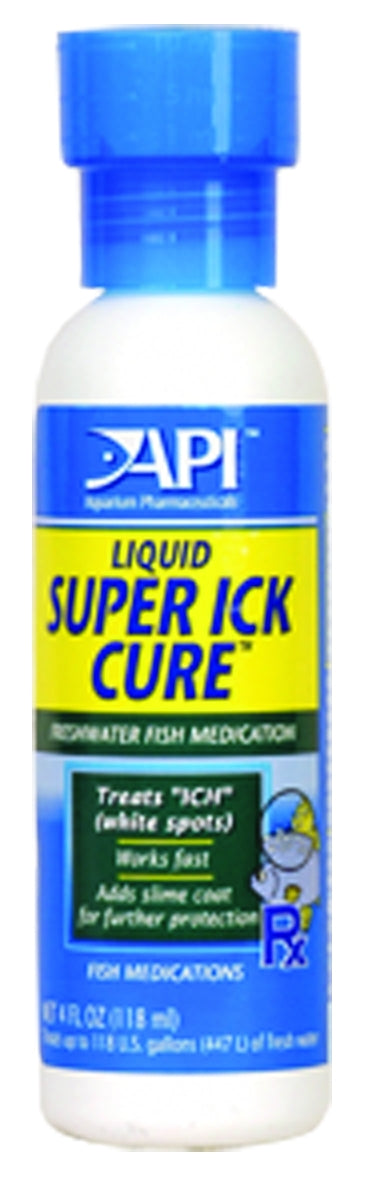 API Aquarium Pharmaceuticals #12B Liquid Super Ick Cure 4 Oz