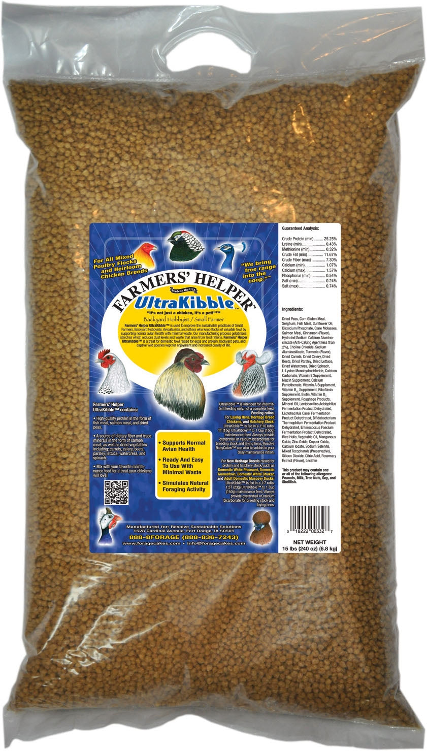 Farmers Helper Ultra Kibble– HorseLoverZ