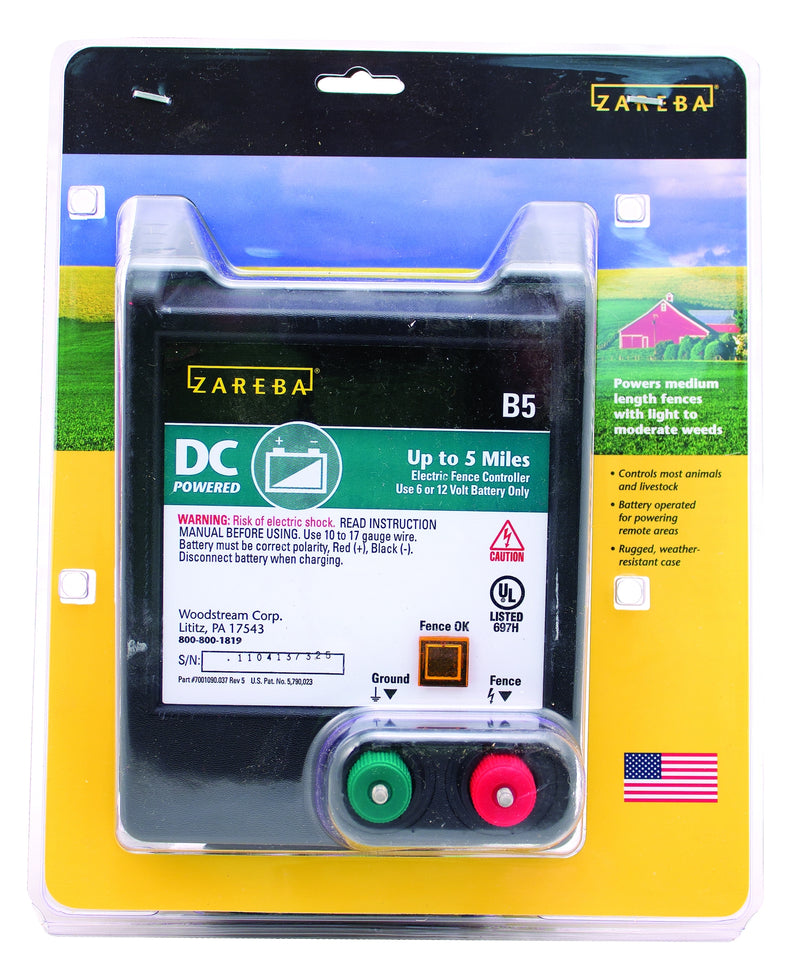 Zareba 5 Mile Battery Operated Solid State Charger