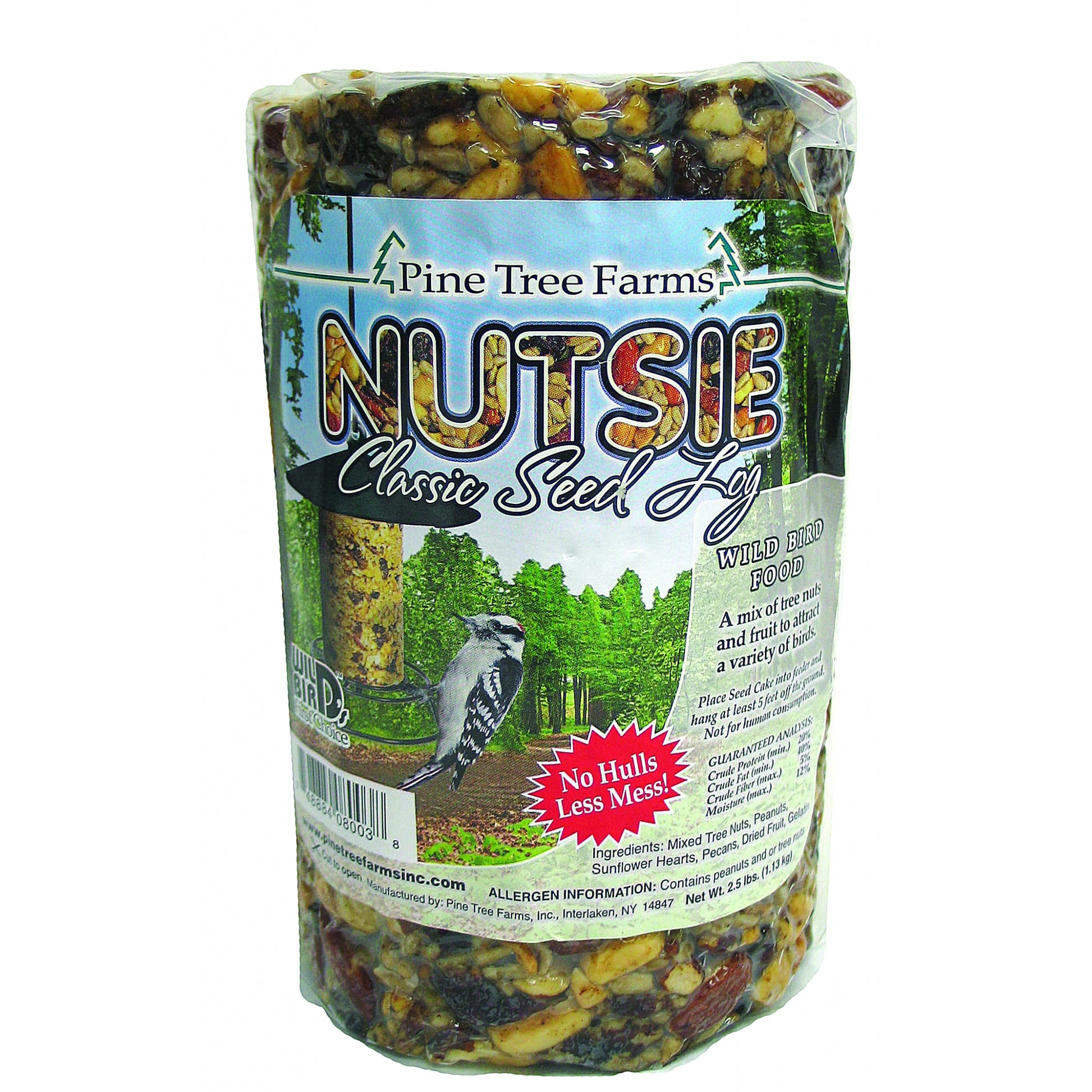 Pine Tree Farms Nutsie Classic Seed Log