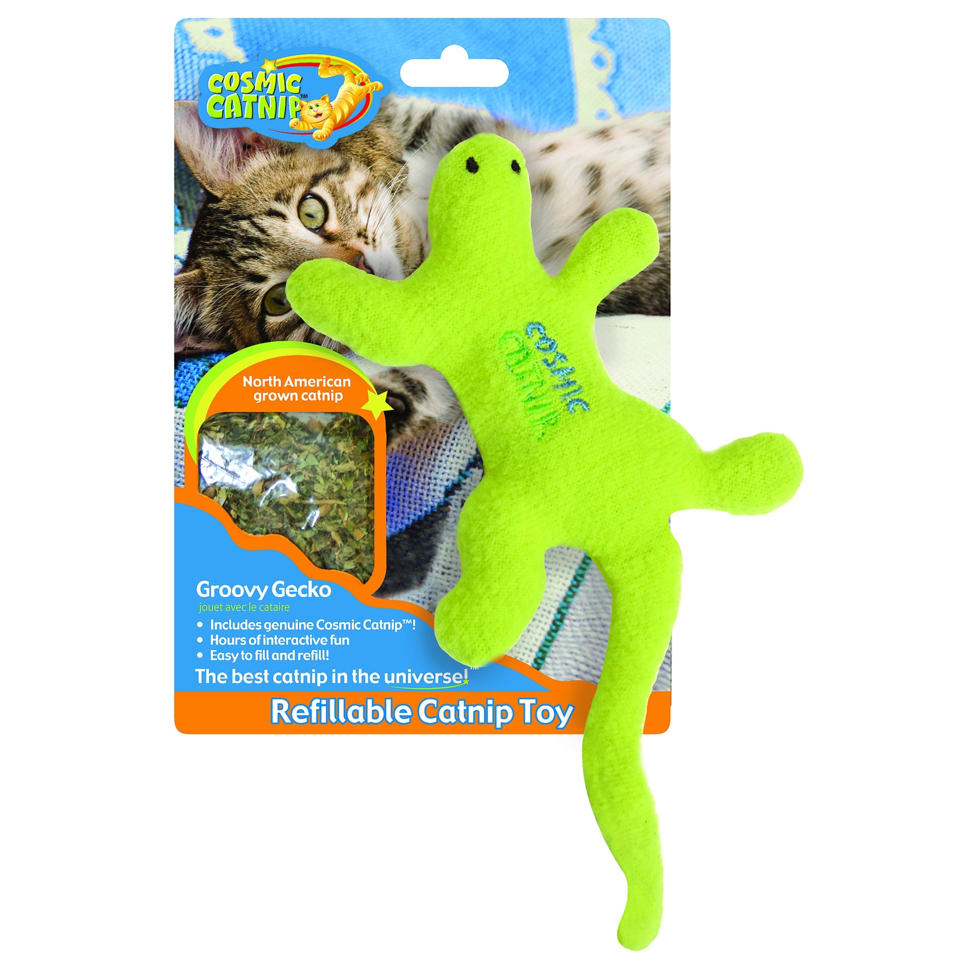 Cosmic Catnip Lizard - Groovy Gecko