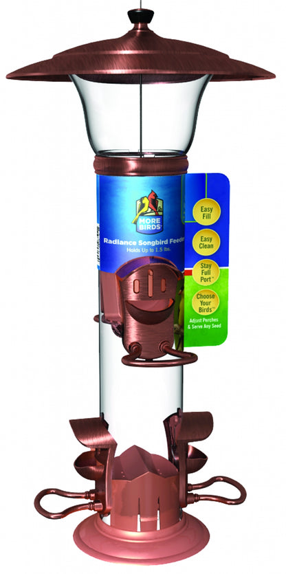 More Birds Radiance Metal Tube Feeder
