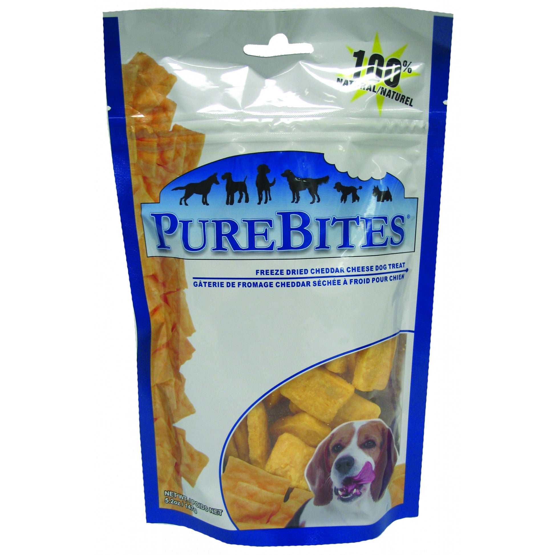 PureBites Dog Treats - Cheddar Cheese
