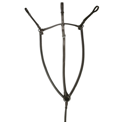 Da Vinci Plain Raised Breastplate Martingale with Standing Attachment