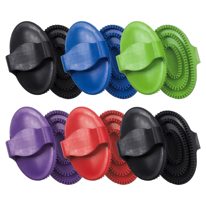 Tough1 Jr Rubber Curry Comb - 12 Pack