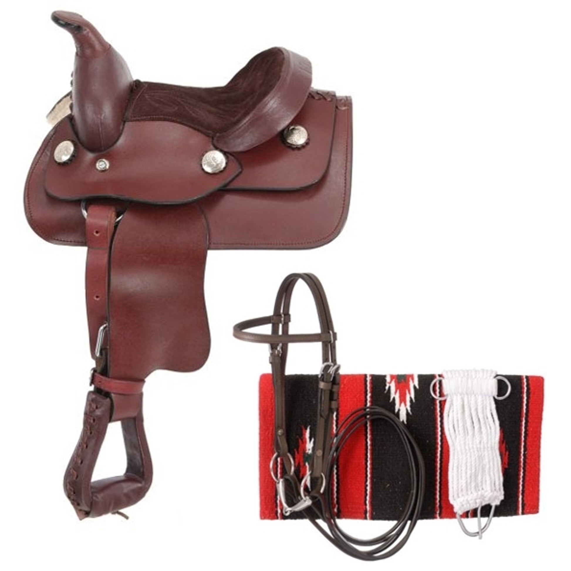 King Series Miniature Horse Western Saddle Package