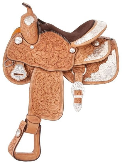 Silver Royal Youth Royal Oak Silver Show Saddle