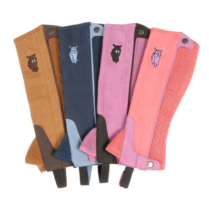 Tough-1 Kids Embroidered Half Chaps