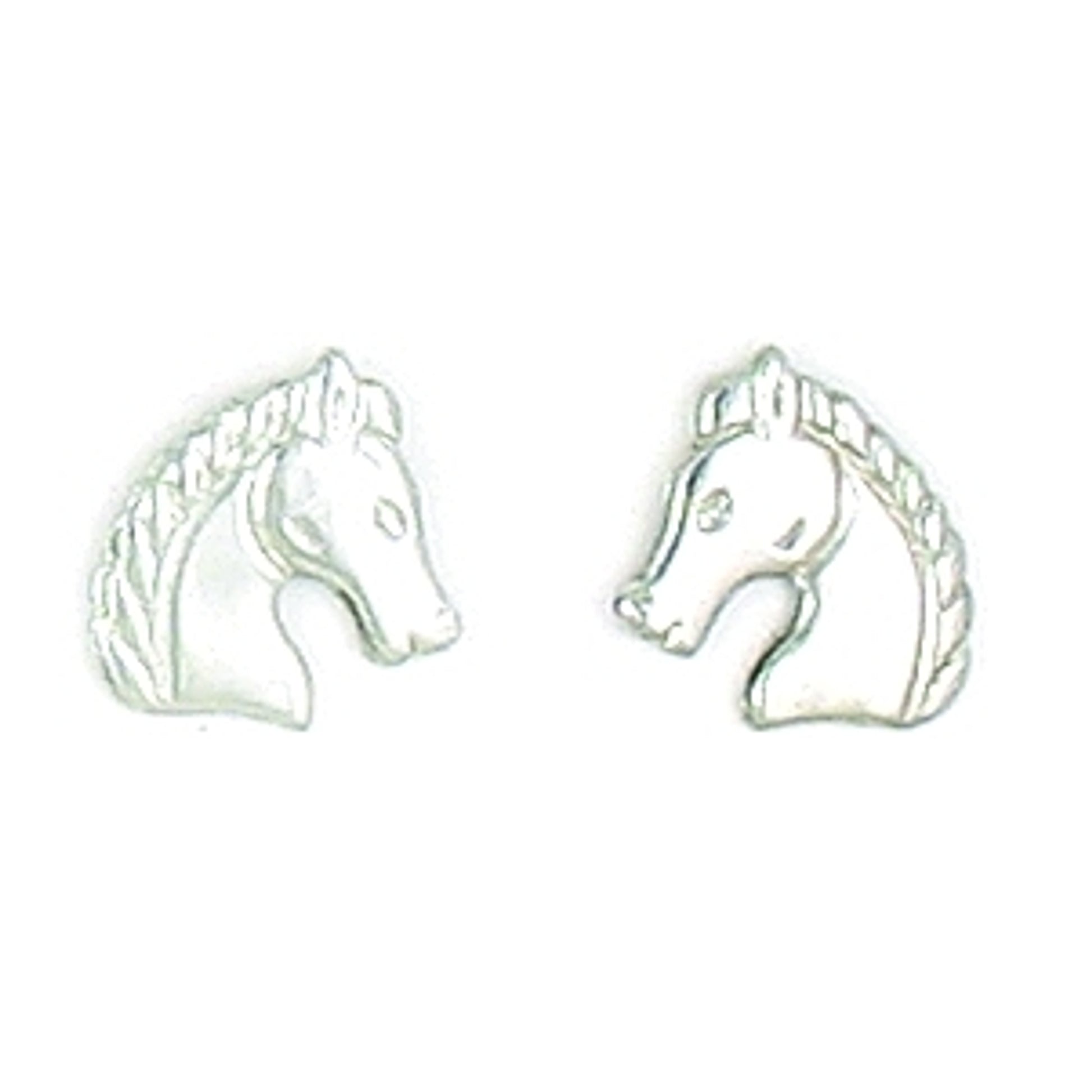 Finishing Touch Regal Horse Head Earrings