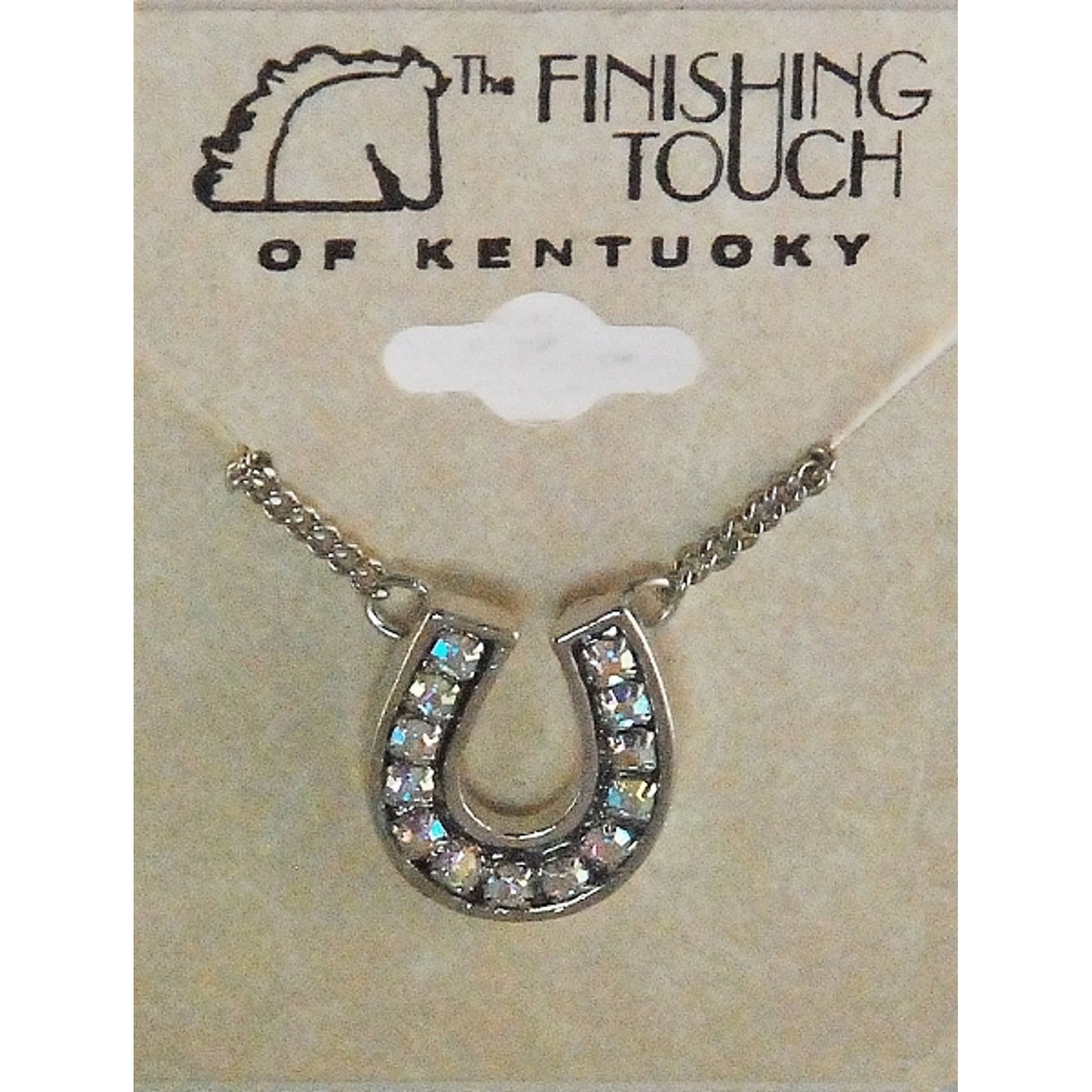 Finishing Touch Horseshoe Necklace - Aurora Borealis