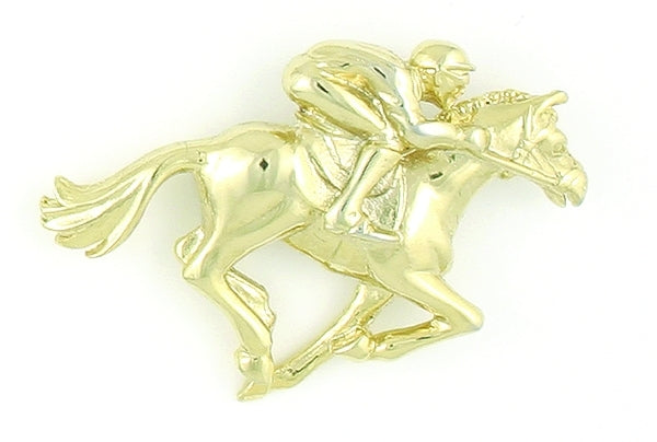 Finishing Touch 3-D Throughbred Racer with Jockey Pin