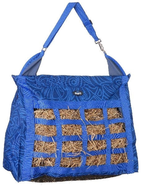 Tough-1 Heavy Denier Nylon Hay Tote with Dividers - Tribal Tattoo Print